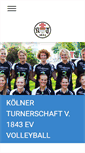 Mobile Screenshot of kt43-volleyball.de